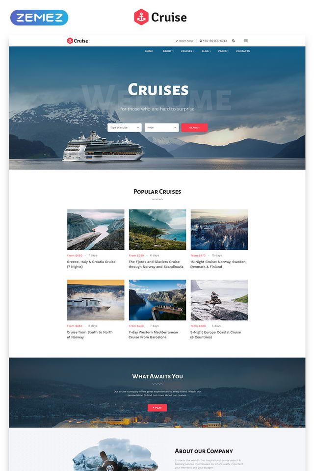 Cruise - прекрасная круизная компания